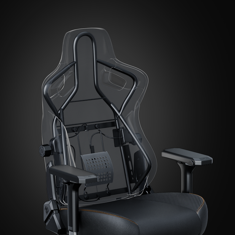 seamless steel frame andaseat gaming chair