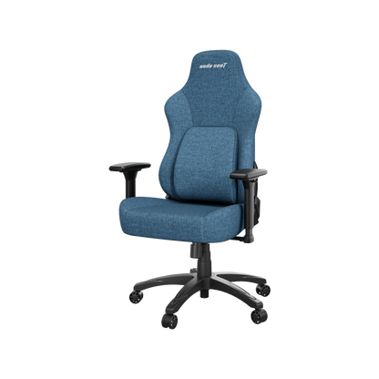 Phantom 4 Ergonomic Gaming Chair | Blue | Large | Linen Fabric