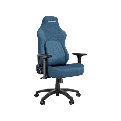 Phantom 4 Ergonomic Gaming Chair | Blue | Large | Linen Fabric