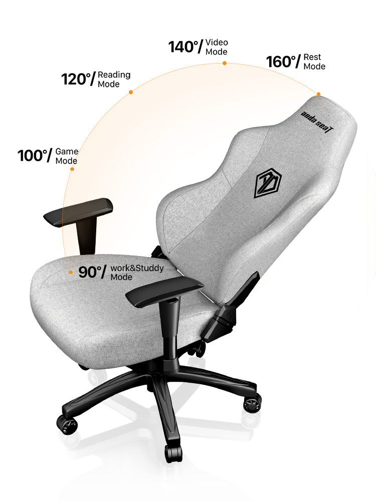 AndaSeat Phantom 3 Premium Gaming Chair, Grey, product image 9