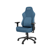 Phantom 4 Ergonomic Gaming Chair | Blue | Large | Linen Fabric