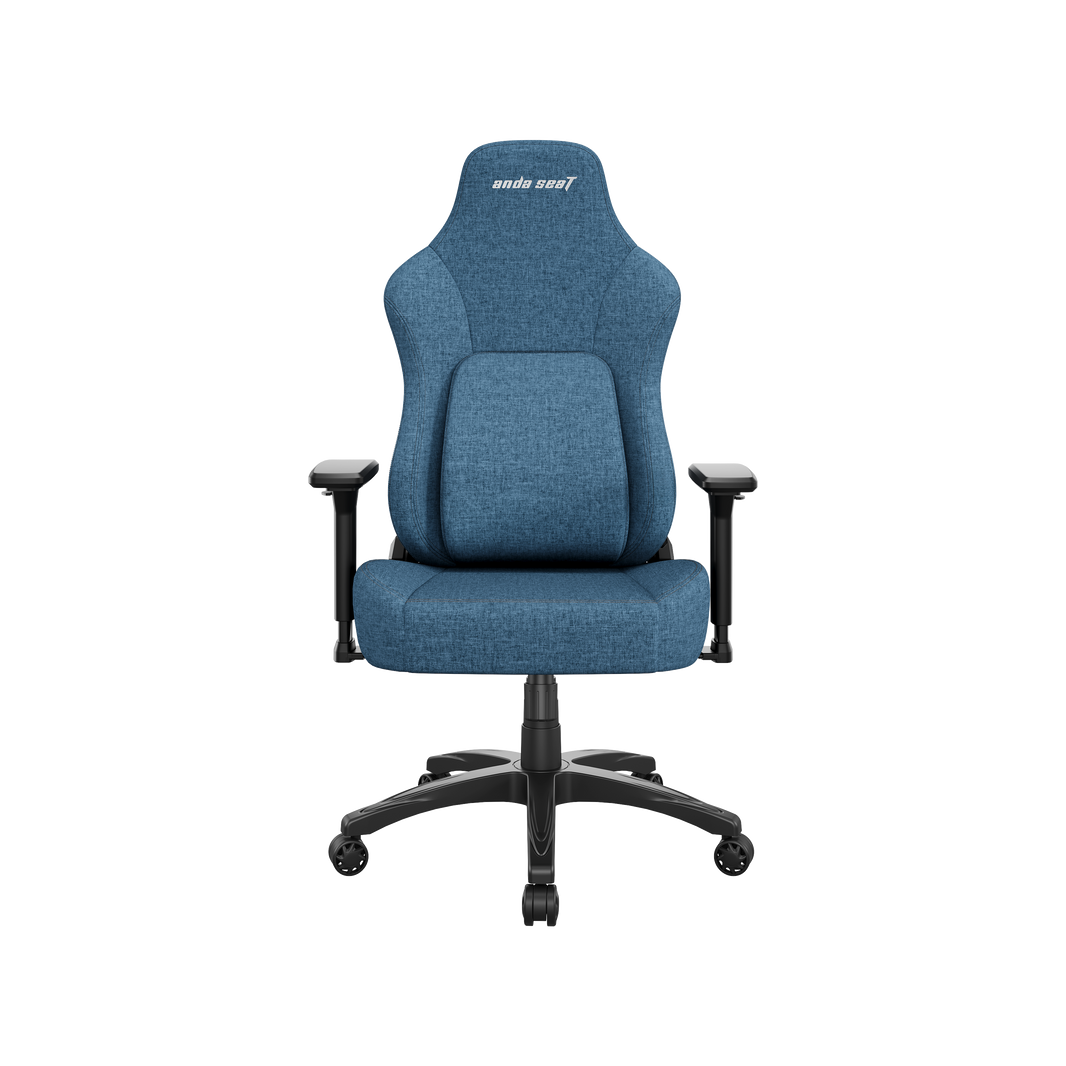 Phantom 4 Ergonomic Gaming Chair | Blue | Large | Linen Fabric