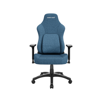 Phantom 4 Ergonomic Gaming Chair | Blue | Large | Linen Fabric