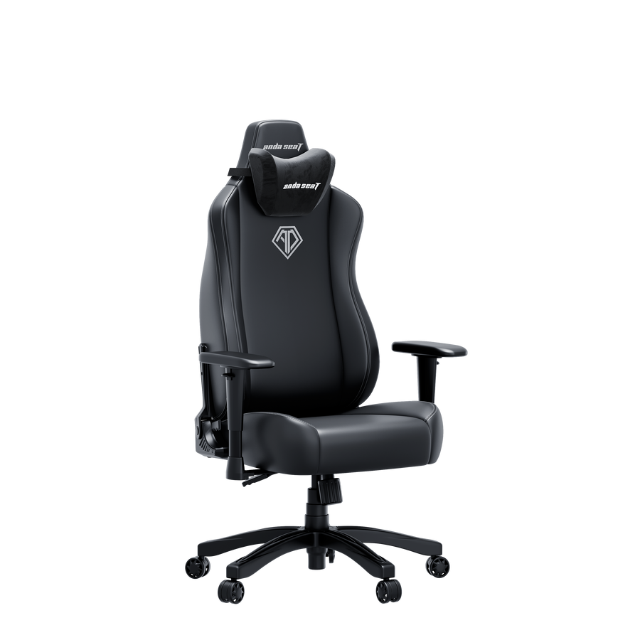 Novis Max gaming chair, Black PVC, Large