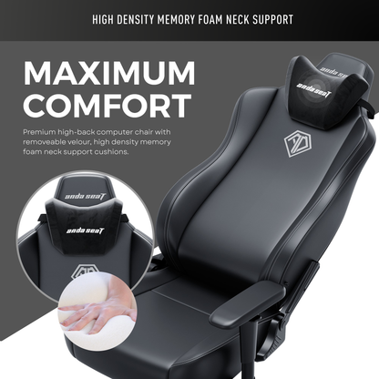 AndaSeat Novis Max Gaming Chair, Black, product image 3