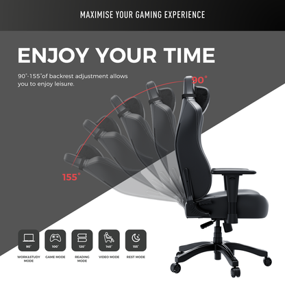 AndaSeat Novis Max Gaming Chair, Black, product image 5