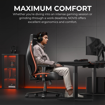 AndaSeat Novis Gaming Chair, Grey, product image 2