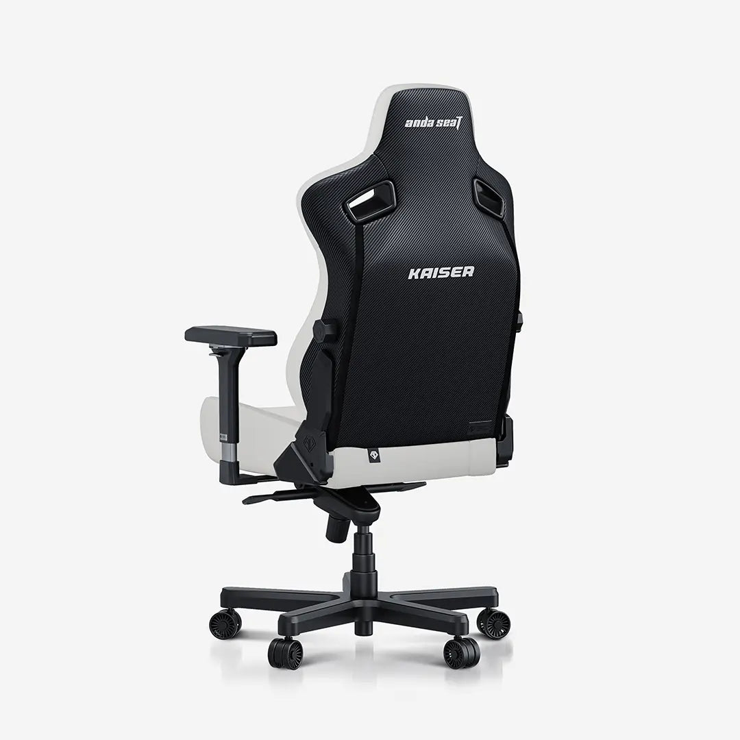 AndaSeat Kaiser 3 Premium Gaming Chair, White, product image 3