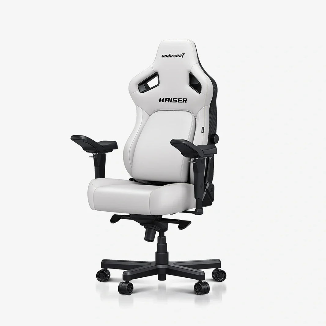 AndaSeat Kaiser 4 Premium Gaming Chair, White, product image 2