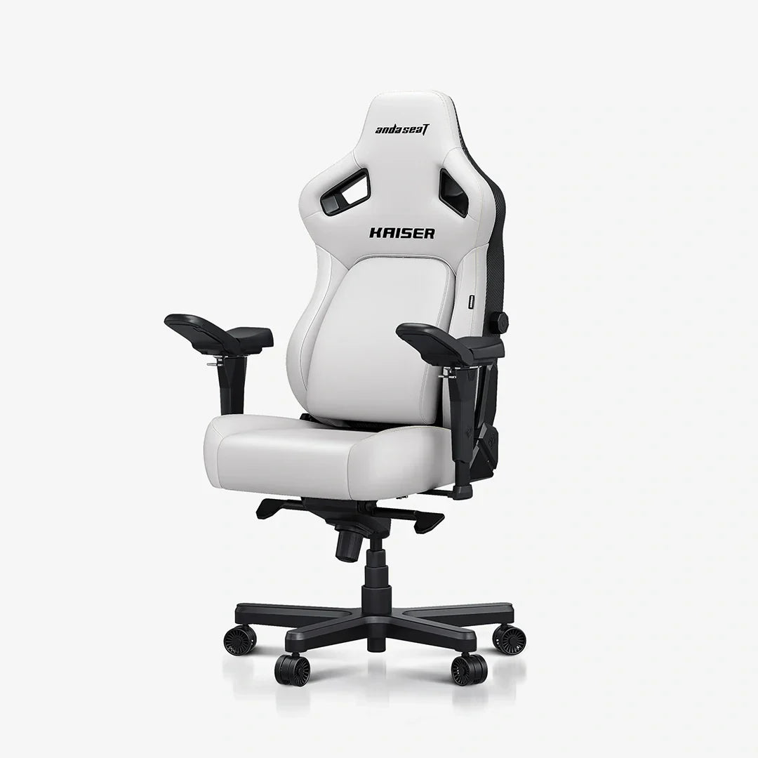 AndaSeat Kaiser 4 Premium Gaming Chair, White, product image 2