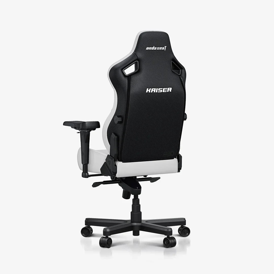 AndaSeat Kaiser 4 Premium Gaming Chair, White, product image 3