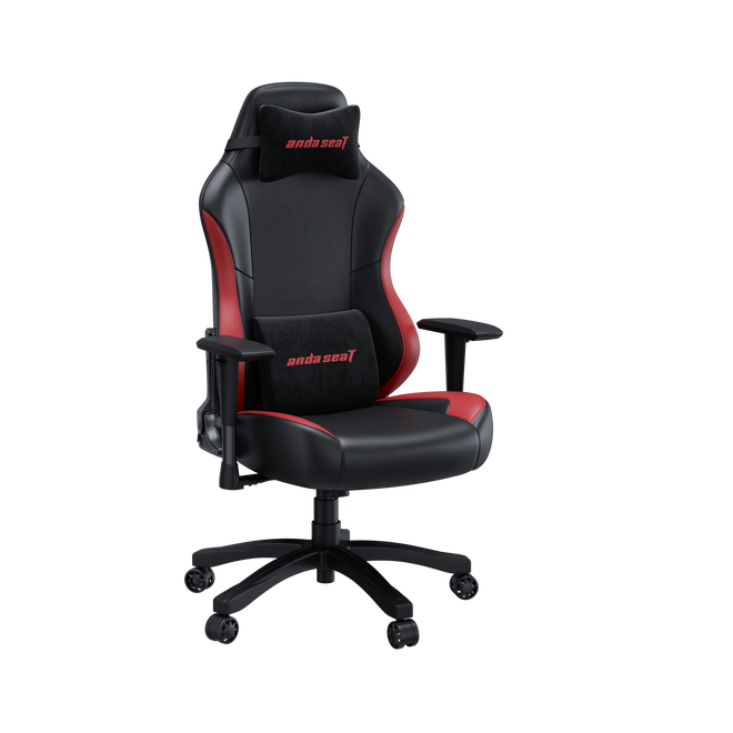AndaSeat Luna Premium Gaming Chair, Black & Red, product image 1