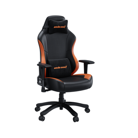 AndaSeat Luna Premium Gaming Chair, Black & Orange, product image 1