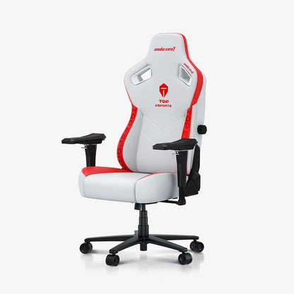 AndaSeat Kaiser 3 Pro Gaming Chair, Top Esports White & Red, product image 2
