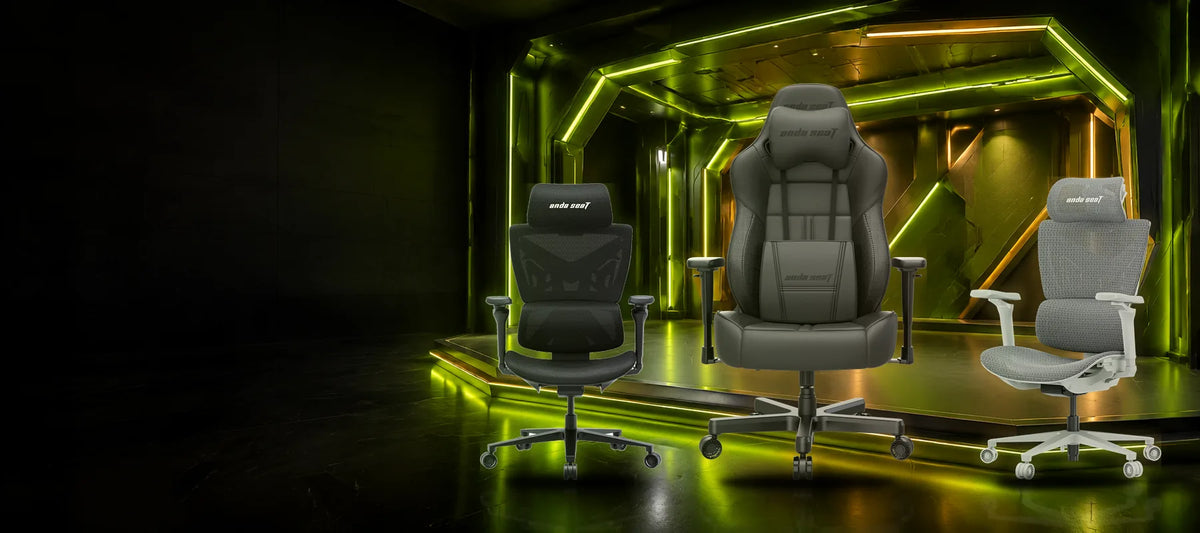 AndaSeat Dark Demon Dragon and X-Air Pro gaming chairs, with £30 off selected Black and Grey variants.
