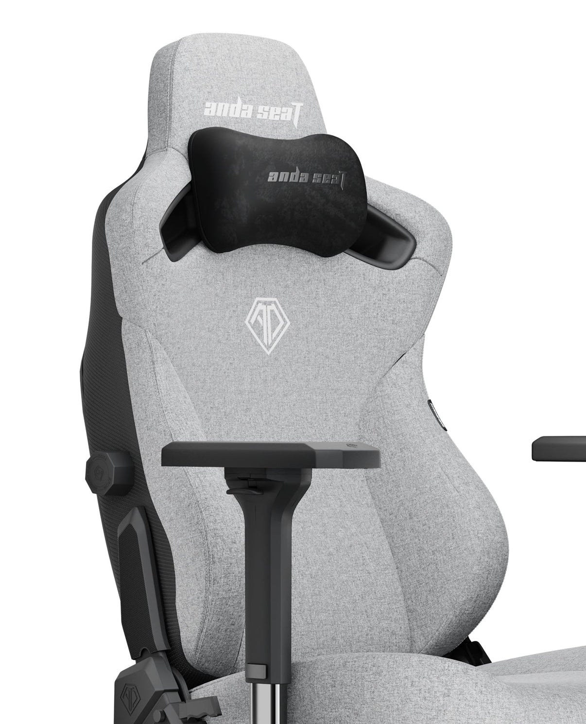 AndaSeat Kaiser 3 Premium Gaming Chair, Grey, product image 7