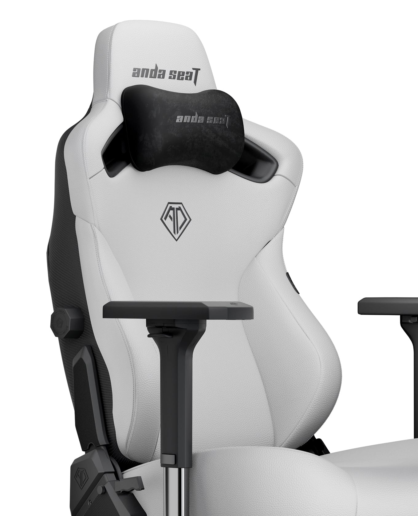 AndaSeat Kaiser 3 Premium Gaming Chair, White, product image 5