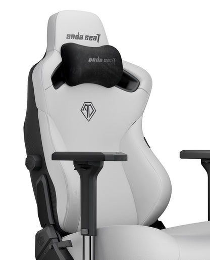 AndaSeat Kaiser 3 Premium Gaming Chair, White, product image 5