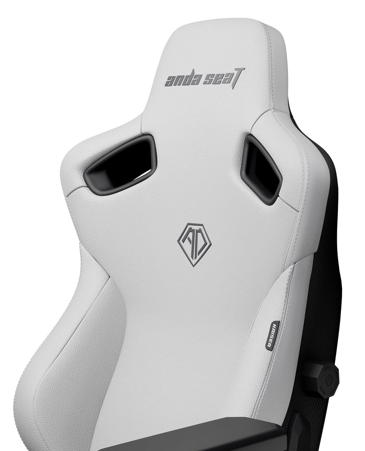 AndaSeat Kaiser 3 Premium Gaming Chair, White, product image 4